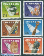Zimbabwe 2002 Handicrafts 6v, Mint NH, Various - Textiles - Art - Handicrafts - Textile
