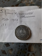 Piece De 5 Francs Mohammed V  De 1370 - Marruecos