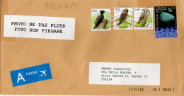 Philatelic Envelope With Stamps Sent From BELGIUM To ITALY - Briefe U. Dokumente