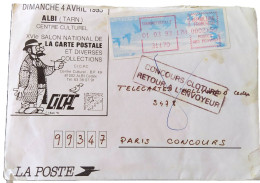 Enveloppe XVI° Salon De National De La Carte Postale Et Diverses Collections Albi Le 04 Avril 1993 - Covers & Documents