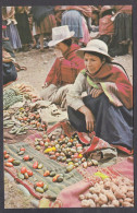 127714/ PÍSAC, Market Scene - Pérou