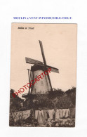 MOULIN A VENT-WINDMUEHLE-TIELT-CARTE Imprimee Allemande-GUERRE 14-18-1 WK-BELGIEN- - Tielt