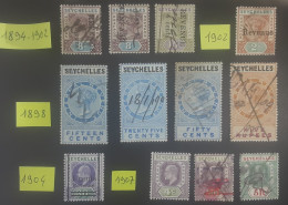 Rare Seychelles Fiscaux 1894/1907 - Seychellen (...-1976)