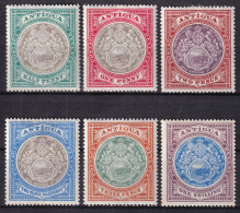 Antigua. 1903-09  Y&T. 19, 20, 21, 22, 23, 25, MH. - 1858-1960 Kronenkolonie