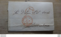 Lettre De ANTEQUERA A BARCELONA1848 .......... E-1f - ...-1850 Prefilatelia