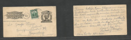 CUBA - Stationery. 1913 (30 Enero) Baez - Alemania, Regensburg. Entero Postal 1c Negro + 1c Verde Adtl, Mat Fechador Y M - Sonstige & Ohne Zuordnung