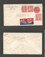 CUBA - Stationery. 1949 (21 Sept) Habana To USA, Pha. Airmail Private Print Stat + Adtl. Posted By Our Dear Old Friend A - Other & Unclassified