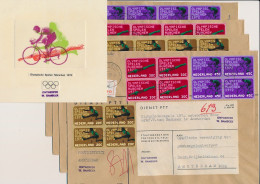 Em. Olympische Spelen Munchen 1972 - Dienst PTT / Handtekenig Ontwerper / FDC Ontwerp - Olympic Games - Cartas & Documentos