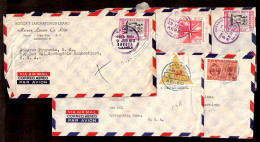 COSTA RICA. XX. 5 Covers / Nice Cancels. - Costa Rica