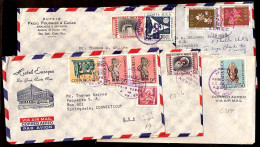 COSTA RICA. XX. 5 Covers / To USA. - Costa Rica