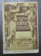 Werbemarke Cinderella Poster Stamp Mostra Delle Bonifiche Ferrara 1910  #Werbe2427 - Erinnofilia