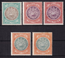 Antigua. 1903-17  Y&T. 19, 21, 23, MH. - 1858-1960 Colonie Britannique