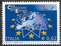 2004 Italien  Mi. 2999**MNH    Europäische Verfassung - 2001-10: Neufs