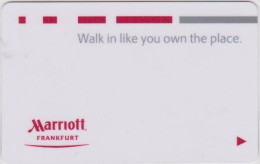 GERMANIA  KEY HOTEL   Marriott Frankfurt - Hotel Keycards