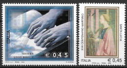 2004 Italien  Mi.3003-4**MNH  Braille-Blindenschrift; 1700. Jahrestag Des Martyriums Der Hl. Lucia - 2001-10: Nieuw/plakker