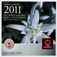 Autriche, Coffret 1c. à 2€, 2011, Vienna, BU, FDC - Oesterreich