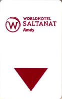 KAZAKISTAN   KEY HOTEL  Worldhotel Saltanat Almaty - Hotel Keycards