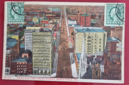 Carte Postale Diffusée 1920 - United States - BIRD'S EYE VIEW BROAD STREET, NORTH PHILA, PA - Philadelphia