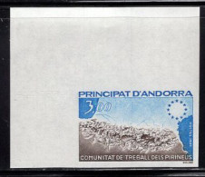 ANDORRA(1966) Satellite FR-1. Imperforate. Scott No 171, Yvert No 177. - Andere & Zonder Classificatie