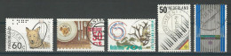 Niederlande NVPH 1321-23, 1333-34, Mi 1263-65, 1274-75 O - Used Stamps