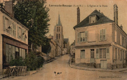 LORREZ LE BOCAGE - L' Eglise Et La Poste - Lorrez Le Bocage Preaux