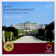 Autriche, Coffret 1c. à 2€, 2010, Vienna, BU, FDC - Austria