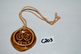 C203 Ancien Médaille - Style Africain - Tribal - Afrikanische Kunst