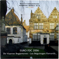 Belgique, Coffret 1c. à 2€ + Jeton, Béguinages Flamands, 2006, Bruxelles - Belgio