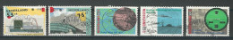 Niederlande NVPH 1376-80, Mi 1318-22 O - Usados