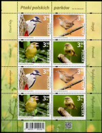 POLAND 2024 FAUNA Animals BIRDS - Fine Sheet MNH - Unused Stamps