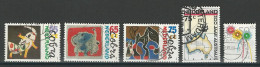 Niederlande NVPH 1408-11, 1419, Mi 1347-50, 1356 O - Gebraucht