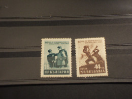 BULGARIA - 1957 LIBERAZIONE 2 VALORI  - NUOVI(+) - Unused Stamps