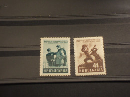 BULGARIA - 1957 LIBERAZIONE 2 VALORI  - NUOVI(+) - Ungebraucht