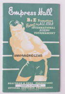 CP BOXE - BOXEUR - BOXING - BOKSEN - PROGRAMME JEAN SNEYERS  - PETER KEENAN - Boxing