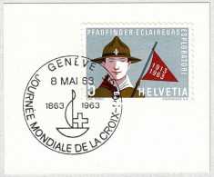 Schweiz / Helvetia 1963, Sonderstempel Journée Croix-Rouge Genève, Rotes Kreuz / Red Cross - Croix-Rouge