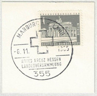 Deutsche Bundespost 1965, Sonderstempel Landesversammlung Rotes Kreuz Hessen Marburg, Croix-Rouge / Red Cross - Croix-Rouge