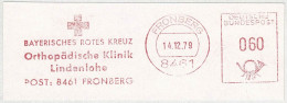 Deutsche Bundespost 1979, Freistempel / EMA / Meterstamp Orthopädische Klinik Fronberg, Rotes Kreuz / Croix-Rouge - Croix-Rouge