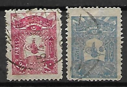 TURQUIE    -    1905.   Y&T N° 108 / 109 Oblitérés - Oblitérés