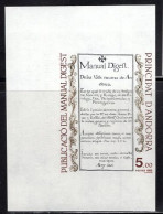 ANDORRA(1986) Manual Digest. Margin Imperforate. Scott No 348. - Autres & Non Classés