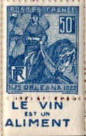 FRANCE - YT N° 257a "JEANNE D'ARC Type I AVEC BANDE PUB" (LE VIN). Neuf LUXE**. Très Bas Prix. - Unused Stamps