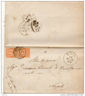 1880  LETTERA  CON ANNULLO BOVA  REGGIO CALABRIA - Storia Postale