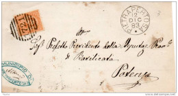 1883  LETTERA CON ANNULLO  PIETRAPERTOSA POTENZA - Storia Postale