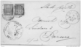 1887  LETTERA CON ANNULLO COLORNO   PARMA - Storia Postale