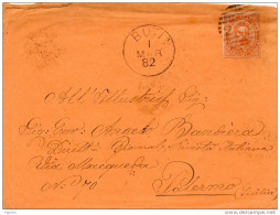 1882 LETTERA CON ANNULLO BUTI   PISA - Storia Postale