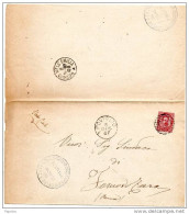 1887 LETTERA CON ANNULLO POVIGLIO REGGIO EMILIA - Storia Postale