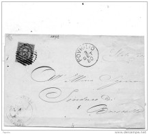 1880 LETTERA CON ANNULLO POVIGLIO REGGIO EMILIA - Storia Postale