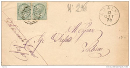 1879 LETTERA   CON ANNULLO AMALFI  SALERNO - Storia Postale