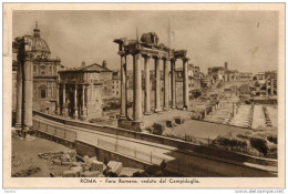 1936 CARTOLINA CON ANNULLO ROMA + TARGHETTA - Autres Monuments, édifices