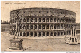 1921 ROMA IL COLOSSEO RESTAURATO - Colosseum