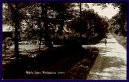 Ref 1638 - Early Real Photo Postcard - Middle Drive Woolsington Tyne & Wear - Other & Unclassified